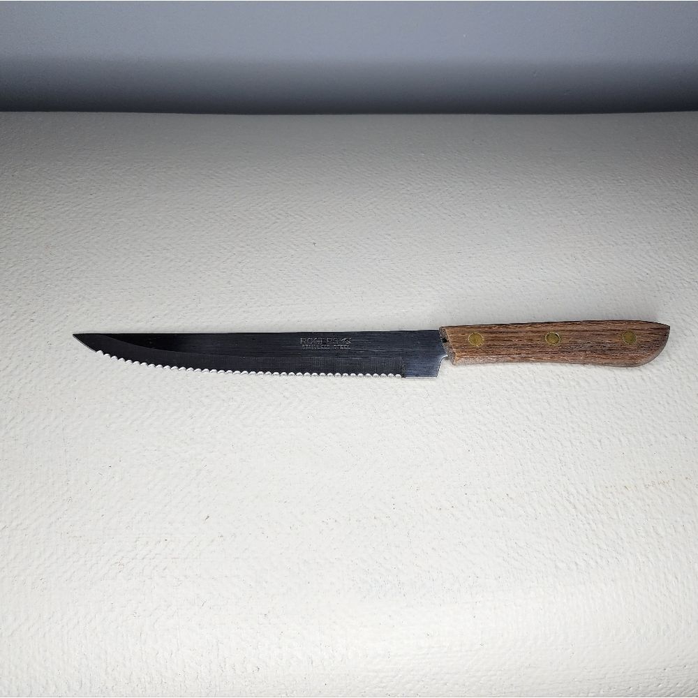 High Carbon Rogers Stainless knife full tang made in Japan 6" blade